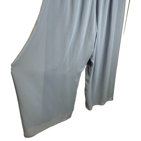 Alex Evenings Women’s Dress Pants 2X Blue Wide Leg Pull On Lined Elastic Waist - Picture 6 of 11